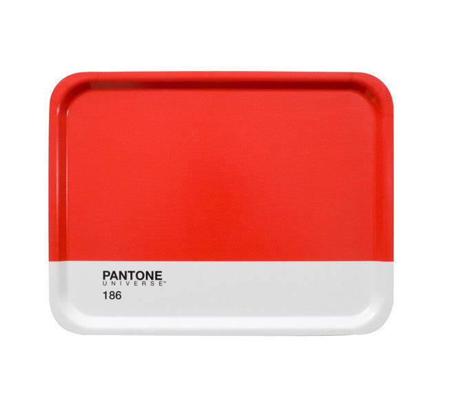 Pantone Red 186C Birch Wood Tray (Large)