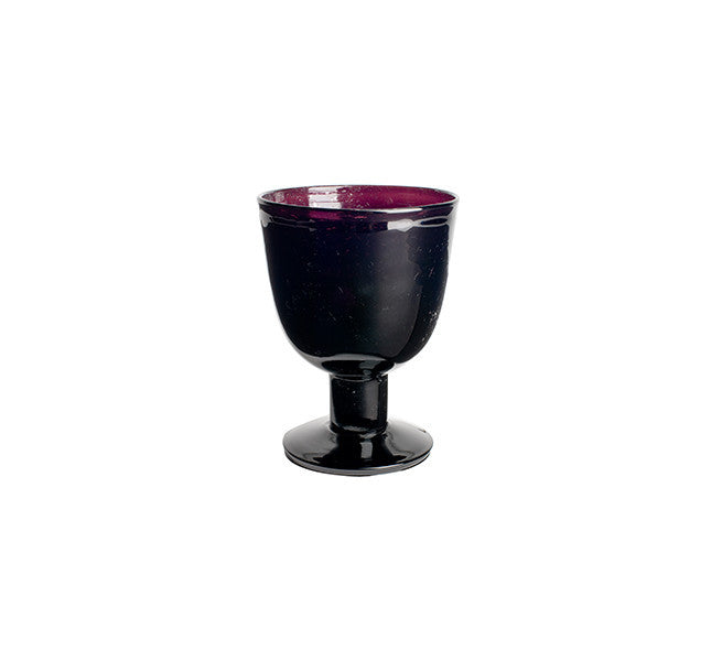 Handmade Wine Glass Maroon