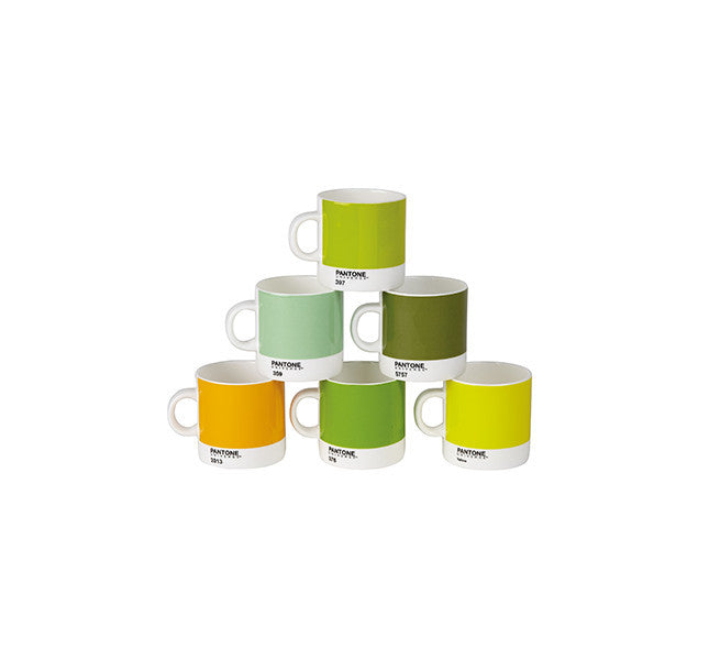 PANTONE Green Tones Set 2 Espresso Cups