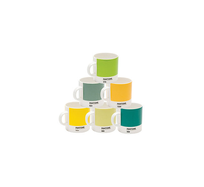 PANTONE Green Tones Set 1 Espresso Cups