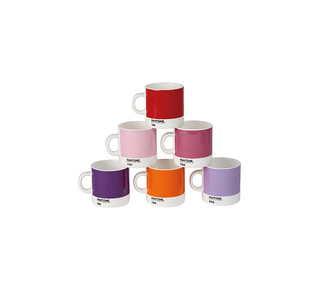 PANTONE Red Tones Set 2 Espresso Cups