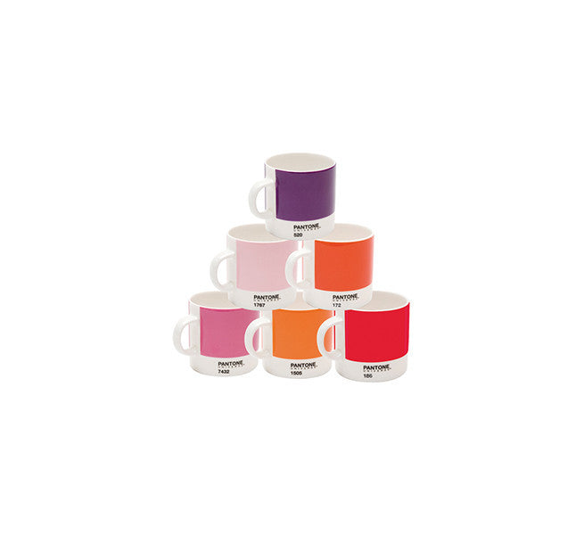 PANTONE Red Tones Set 1 Espresso Cups