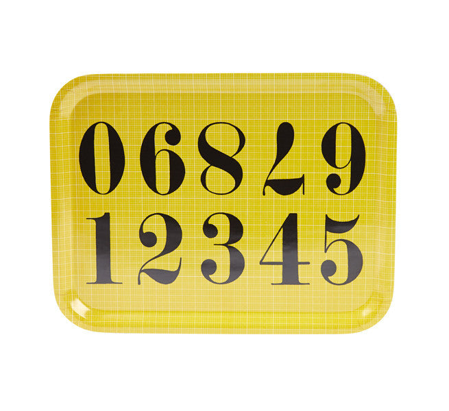 Eames Numbers Birch Wood Tray (Large)