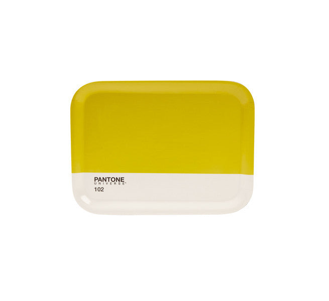 Pantone Yellow 102C Birch Wood Tray (Small)