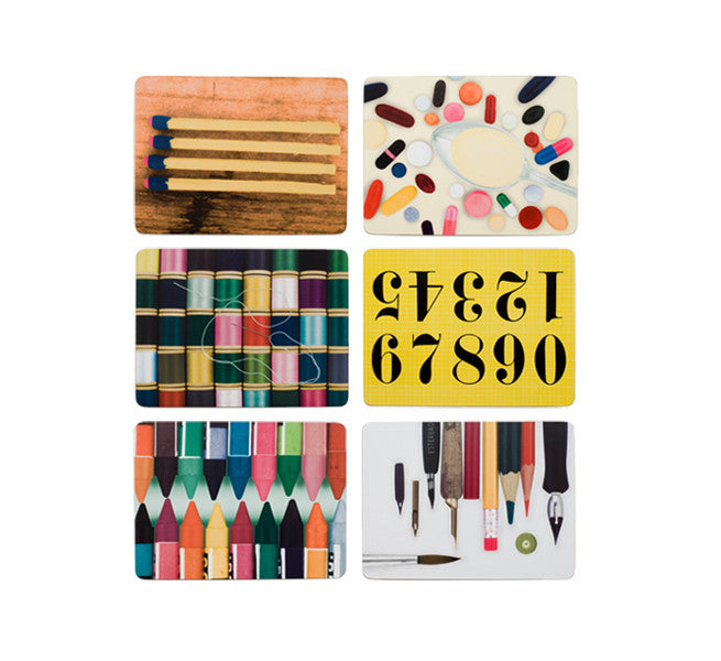 Eames Mixed Pack Placemats (6 x Regular)