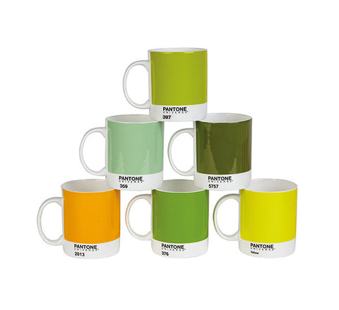 Pantone Mugs Mixed Set Greens