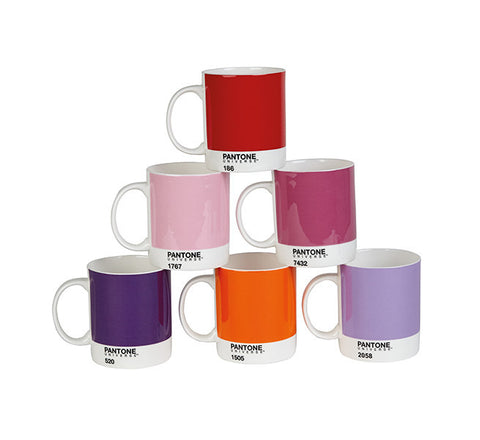 Pantone Mugs Mixed Set Reds