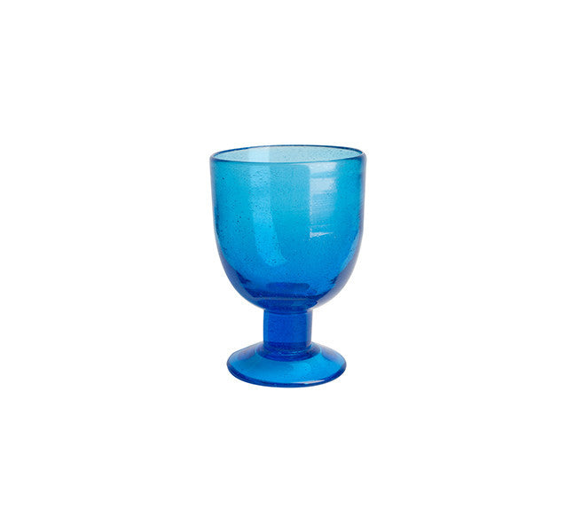 Handmade Wine Glass Ultra Marine