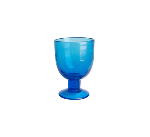 Handmade Wine Glass Ultra Marine